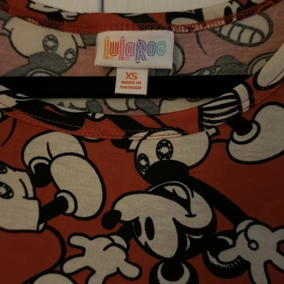 LuLaRoe | Disney Mickey Mouse | Carly Dress | size XS - Picture 4 of 5